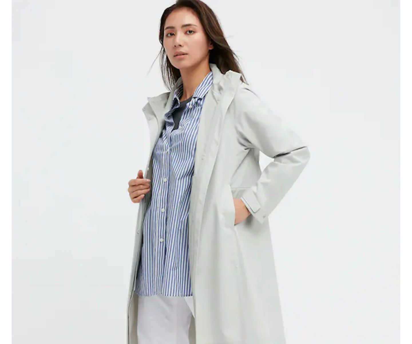 Ladies discount long raincoats